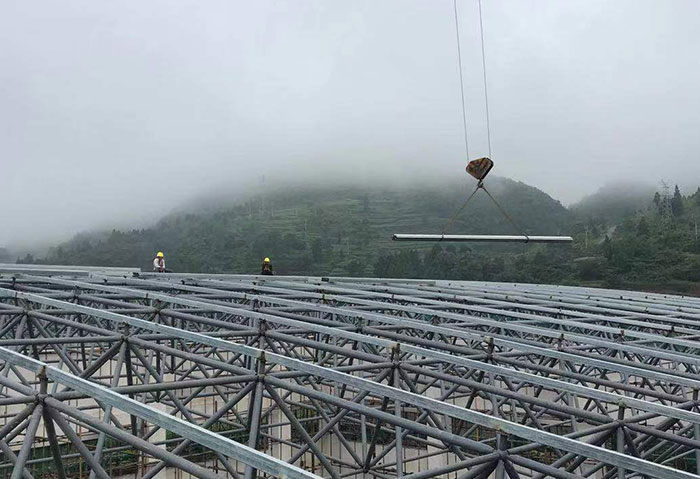 白山网架施工